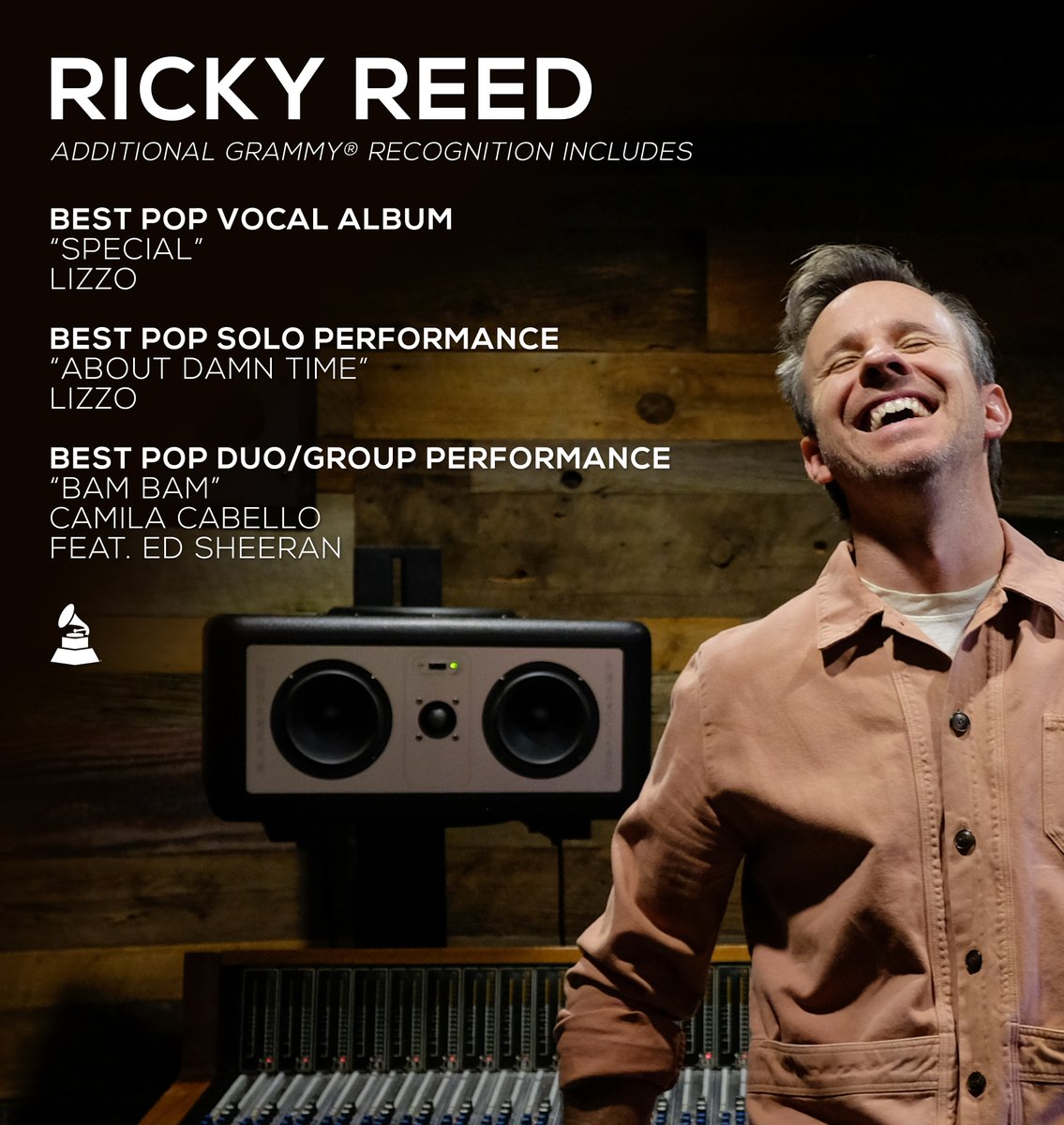 nicedotlife's tweet photo. Congratulations to our Nice Life 2023 GRAMMY Nominees! #RickyReed @lizzo @themarias 🎉🏆
@recordingacademy #GRAMMYs https://t.co/vONZBVLZgs