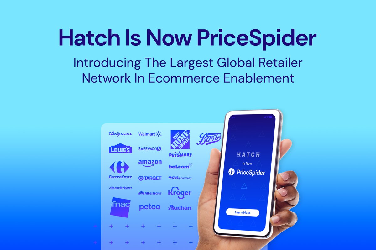 <a href="/Gethatch/">Hatch by PriceSpider</a> is now <a href="/PriceSpider/">PriceSpider.com</a> Follow us there!