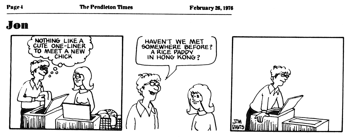 DailyJonComics's tweet image. It's Daily Jon Time! #Jon #JonArbuckle #garfield #JimDavis #Pendleton #Indiana #comic #comicoftheday