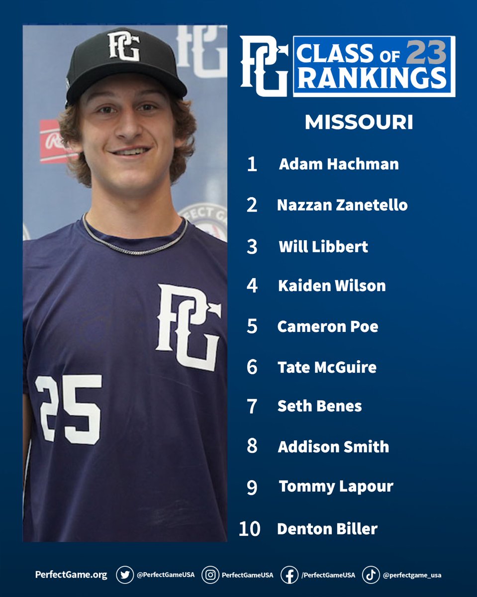 Updated Class of 2023 Rankings 📈
- MISSOURI -