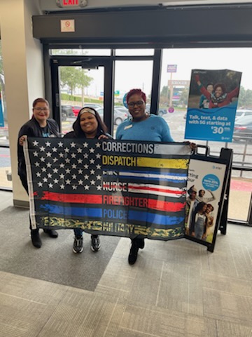 Big shout out to @JuliaRodzNTX for the FirstNet flag! It is definitely appreciated!