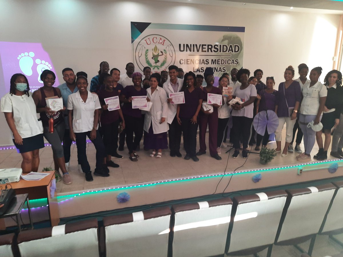 Nuestro Consejo de Naciones y la Cátedra de la OCLAE realizaron hoy una actividad muy especial en conmemoración del próximo Día Mundial del Niño Prematuro y la celebración del XIX Congreso Latinoamericano y Caribeño de Estudiantes. Se compartieron saberes, arte y hermandad.