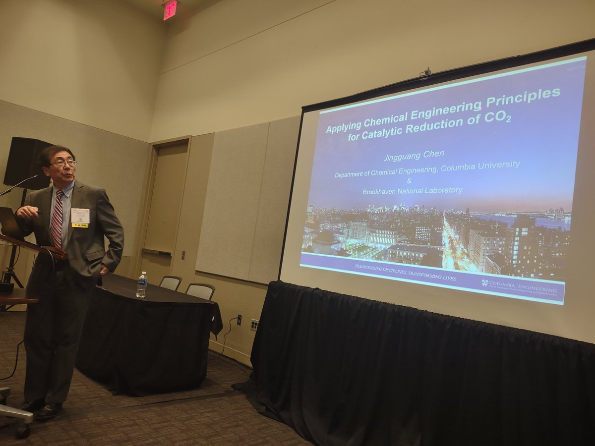 CONGRATS to Prof. Jingguang Chen on receiving the AIChE's R.H. Wilhelm Award, which recognizes awardees for significant &amp; new contributions in chemical reaction engineering! Prof. Chen joins a list of highly accomplished chemical engineers to have received the Wilhelm award.