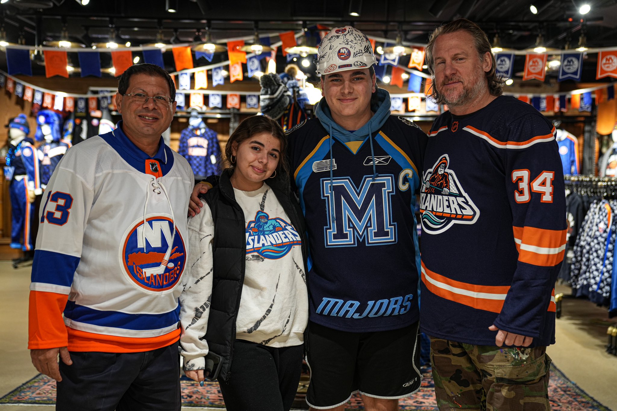 New York Islanders on X: #Isles alums Bryan Berard and Steve Webb welcomed  fans at the #Isles Lab Team Store and the Islanders Pro Shop tonight as  #IslesNation got their first look