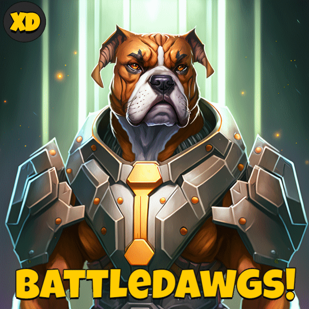 steppsr's tweet photo. The BattleKats were needing a little reinforcements, so the BattleDawgs are coming to help! #BattleDawgs #chia #nft https://t.co/ikJT4wO1Vu