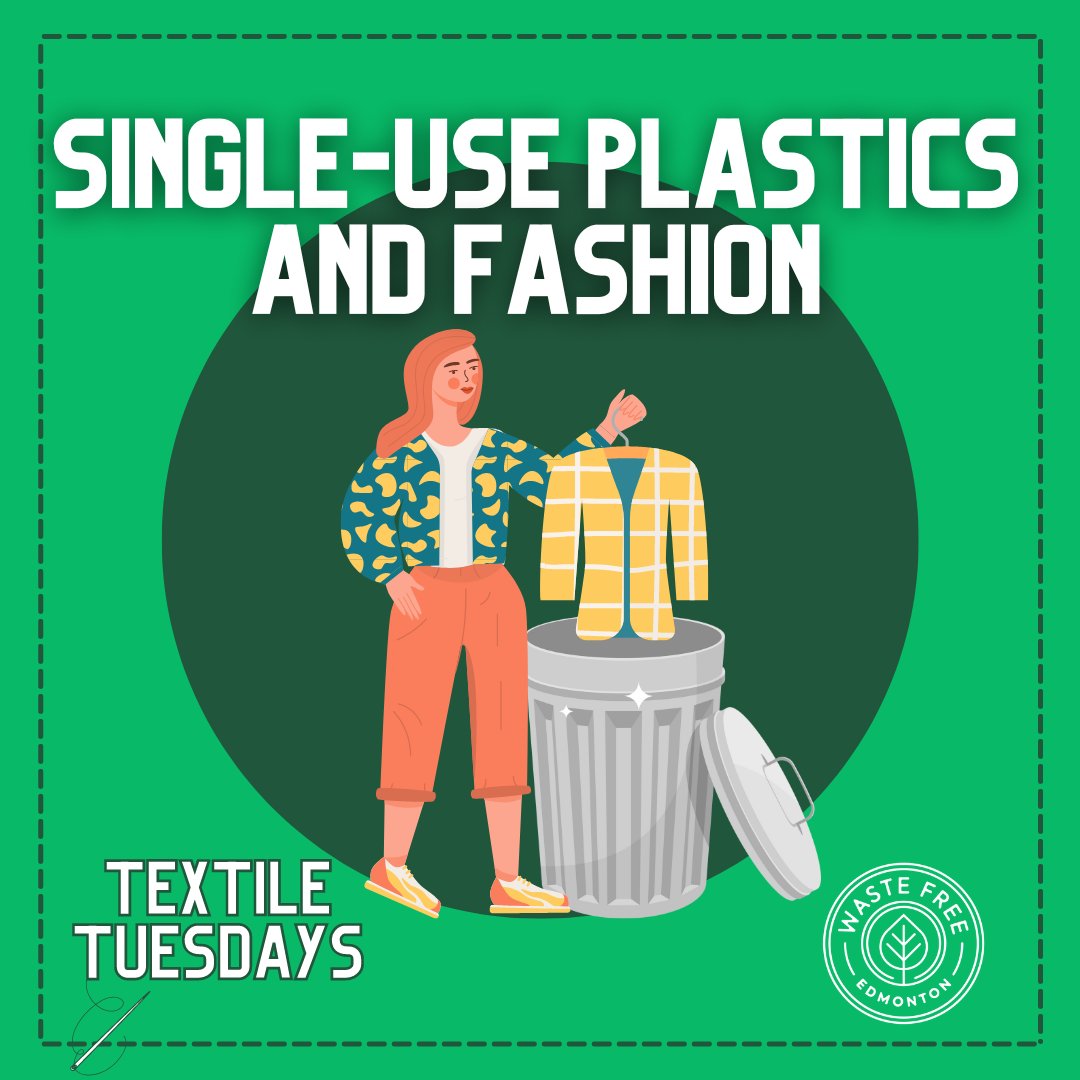 Single-use items aren't just plastic bags and styrofoam cups -- the fashion industry is built on disposability, whether plastic packaging to ship clothes or the clothes themselves. Learn more at our newest blog. #yeg #edmonton #fashion wastefree.ca/2022/11/16/sin…