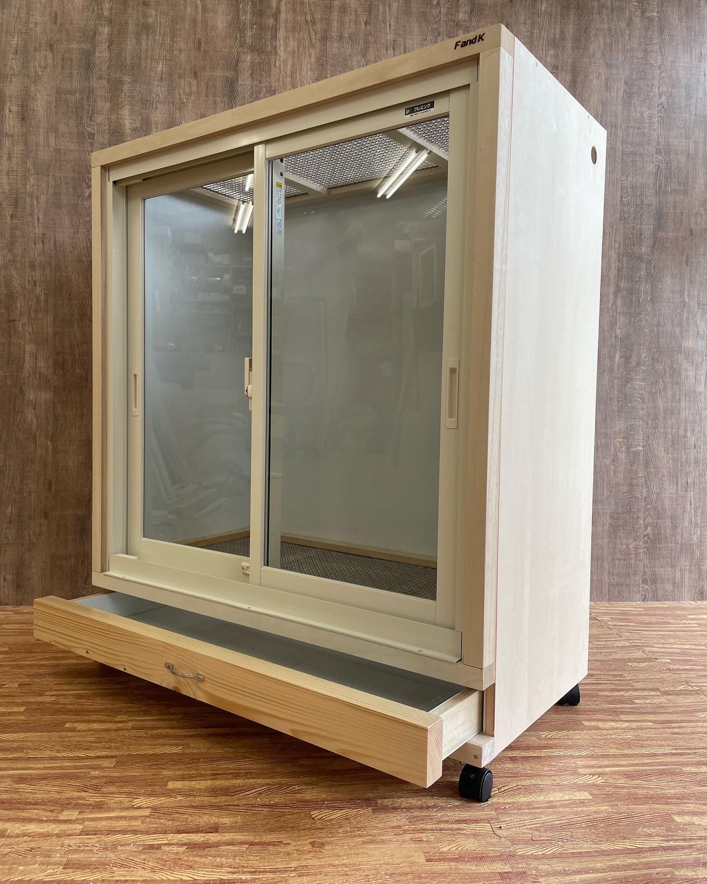 F and K 爬虫類木製ケージ 特定動物ケージ