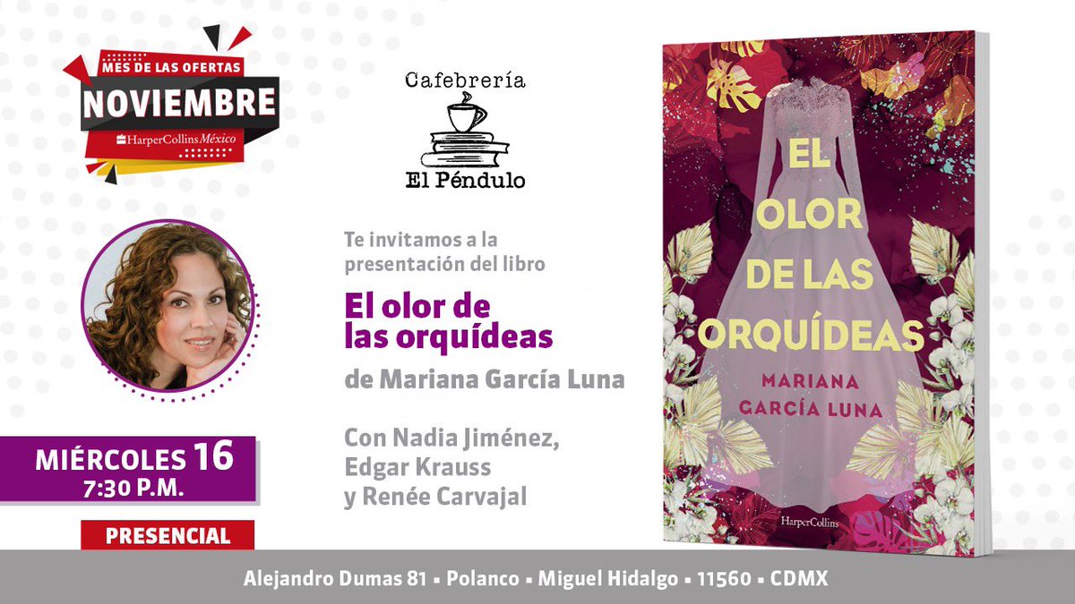 CirculosNadia's tweet photo. ¡Mañana! Ahí nos vemos.  @marianagluna5 @MXHarpercollins @vfa1203 @ReneeCarv https://t.co/iQyCLg4ujR