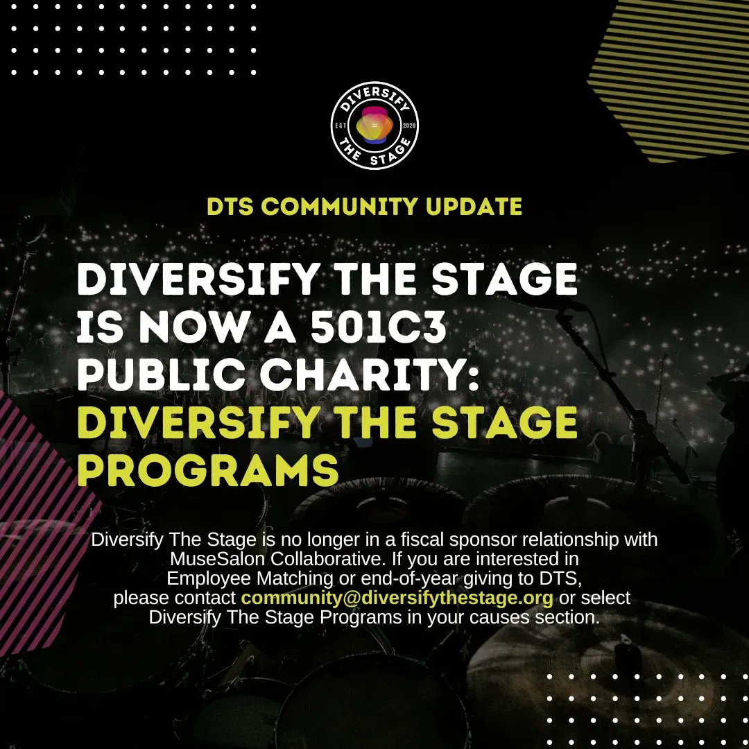 Diversify The Stage tweet media