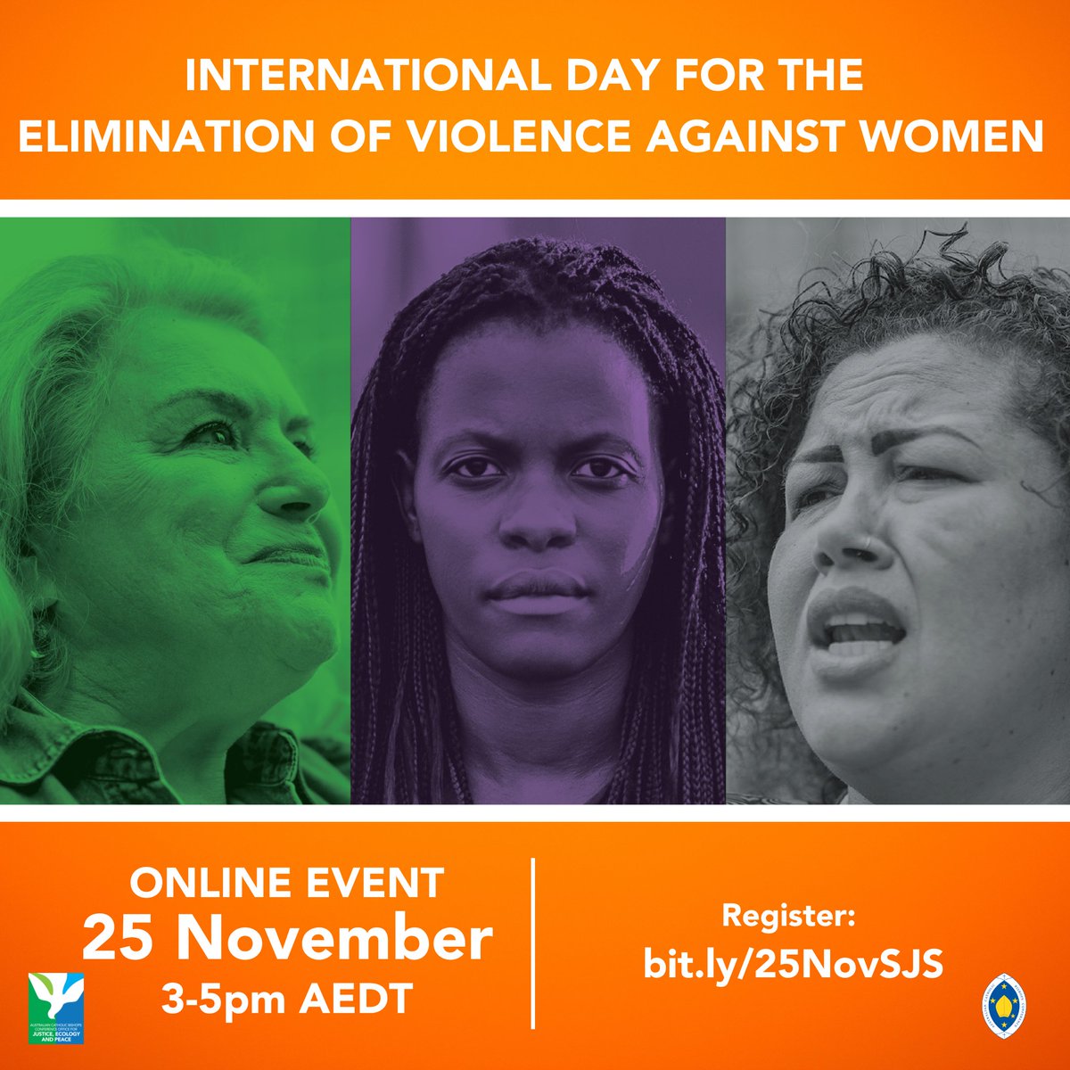 Catholic Social Justice (@justicecatholic) on Twitter photo Join us online on 25 November, the International Day for the Elimination of Violence Against Women. bit.ly/25NovSJS
Speakers include Bishop Vincent Long, Michael Jeh, Ambassador from Small Steps 4 Hannah, Sr Christian Caralan from @ACRATHumans & Shatha Jago from <a href="/JRS_Aus/">Jesuit Refugee Service (JRS) Australia</a> Join us online on 25 November, the International Day for the Elimination of Violence Against Women. bit.ly/25NovSJS
Speakers include Bishop Vincent Long, Michael Jeh, Ambassador from Small Steps 4 Hannah, Sr Christian Caralan from @ACRATHumans & Shatha Jago from <a href="/JRS_Aus/">Jesuit Refugee Service (JRS) Australia</a>