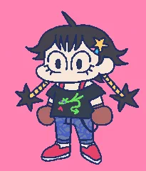i still think suzume (the ultimate pyrotechnician) has one of my favorite character designs i ever came up with 