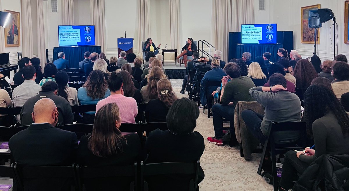 GreenwallFdn's tweet photo. That’s a wrap! Thank you to @ruha9 and @meghnaWBUR for a riveting &amp; essential conversation, @nyupublichealth for co-hosting, and our online and in-person audiences for joining. #Stubing2022 https://t.co/XbQJHfpC28