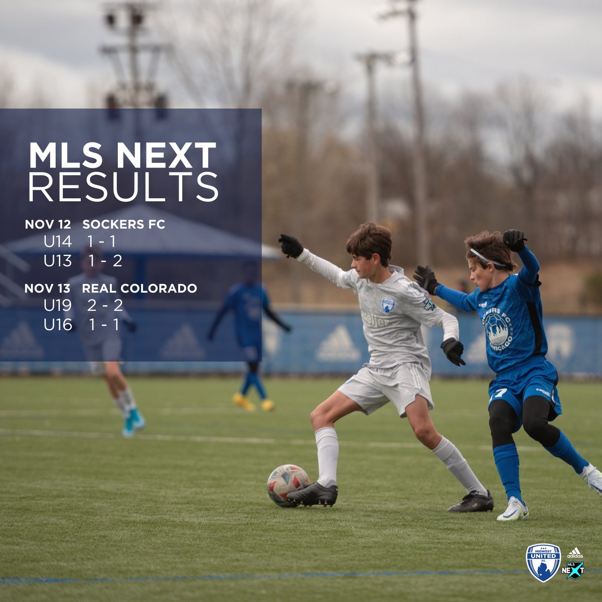 #MLSNEXT TOTW and results! 🔵
Player of the Week: C. Martinez ⭐️
#MidwestUnitedFC #WeAreUnited