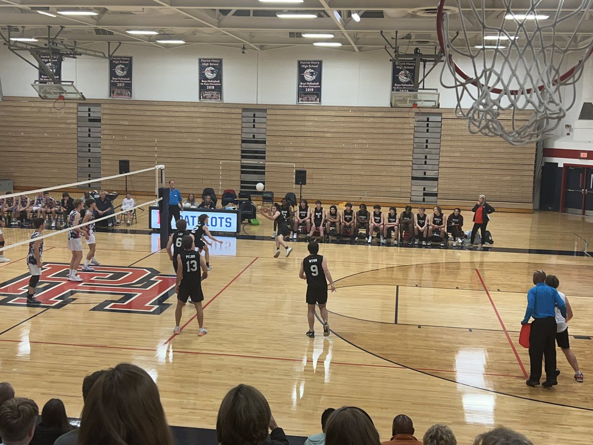 matoacahsathlet's tweet photo. Boys Volleyball had an OUTSTANDING season. Lost to Patrick Henry 3-0. Best season we’ve had in years. Great job fellas!! 🏐 #GoWarriors https://t.co/oHTPRl3giU