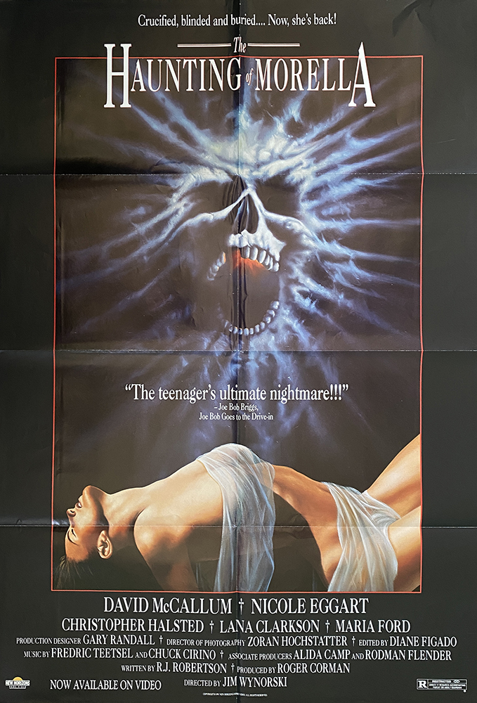 20% OFF ENTIRE STORE NOW! Tragic underrated beauty #LanaClarkson & Maria 'Stripped To Kill' Ford star in 1990 Wynorski/Corman period witchcraft horror/nudie fave HAUNTING OF MORELLA! Watch Showtime doc Spector & buy mintish video 1sh just $36 westgategallery.com/products/haunt…