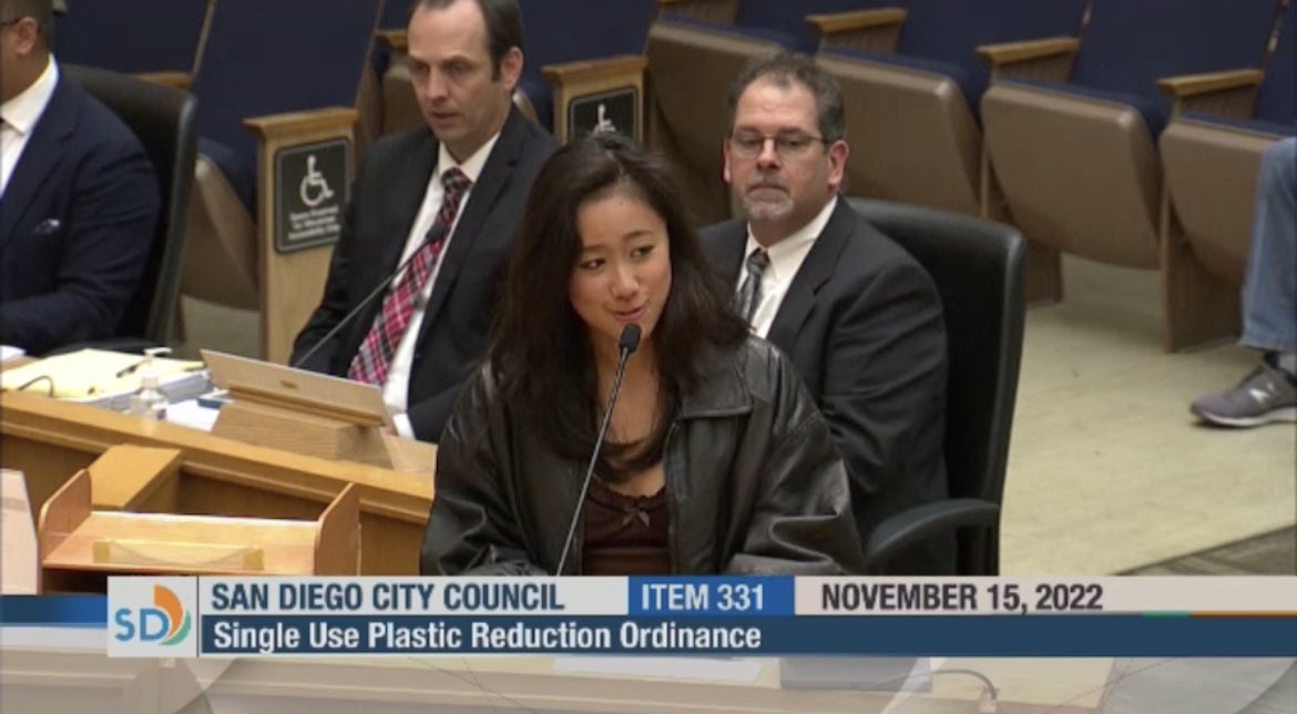 LiwanagOri's tweet photo. Today, @CALPIRGStudent @UCSanDiego students went to the SD City Council meeting to talk about why they care about plastic pollution. Thank you @SDCityCouncil for banning polystyrene!

@JoeLaCavaD1 @SeanEloRiveraD9  @CMJenCampbell @StephenWhitburn @Monica4SanDiego @CMRaulCampillo https://t.co/tu11gLiJKo
