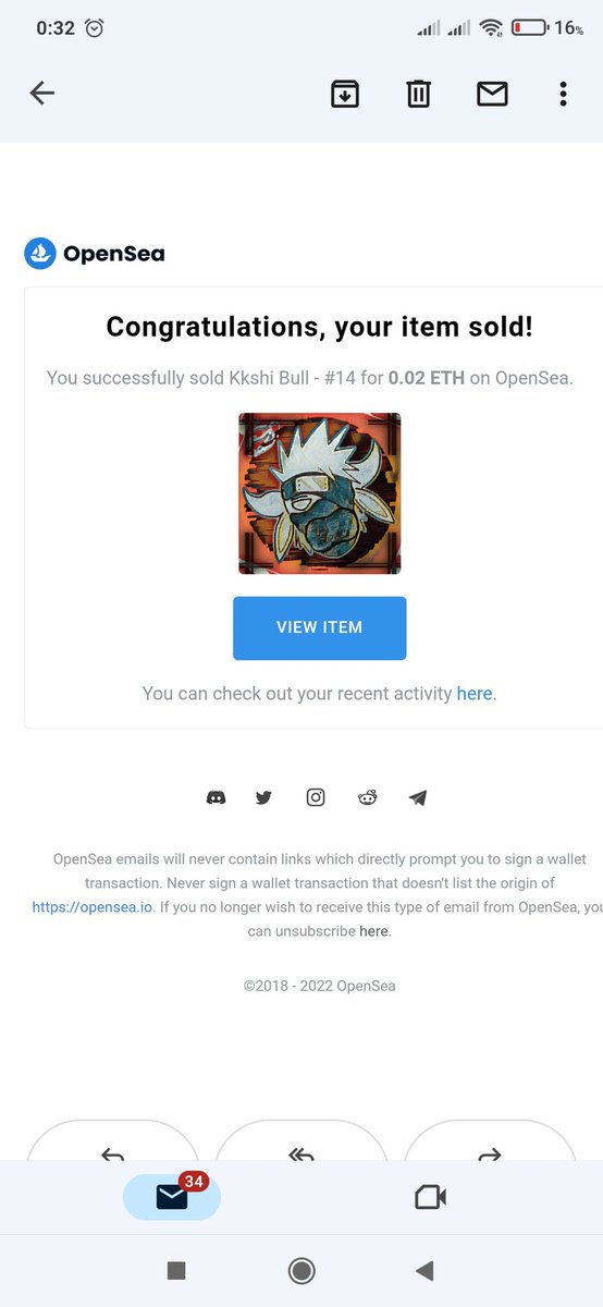 FIRST NFT IN THE COLLECTION SOLD, AND WITH A LOT OF CARE I THANK THE FIRST MEMBER OF OUR COMMUNITY 🐮🐄🤝❤️ Bulls and Cows - Opensea collection 🚀🔥
opensea.io/collection/bul…
Thank you <a href="/opensea/">OpenSea</a>
#NFT
#NFTs 
#NFTCollection 
#NFTcollections 
#NFTCommunity 
#NFTProjects 
#opensea