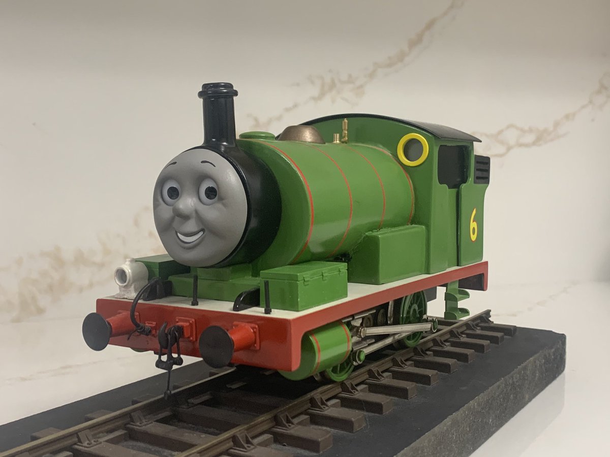 ThomasTankMerch's tweet photo. THE WAIT IS FINALLY OVER! We finally get to present to you the original plastic Percy prop used from seasons 1-9, and he will be on our display at the Edison show next weekend! This was easily our biggest restoration job and wouldn’t have been possible without the people tagged https://t.co/rb310p8k2R