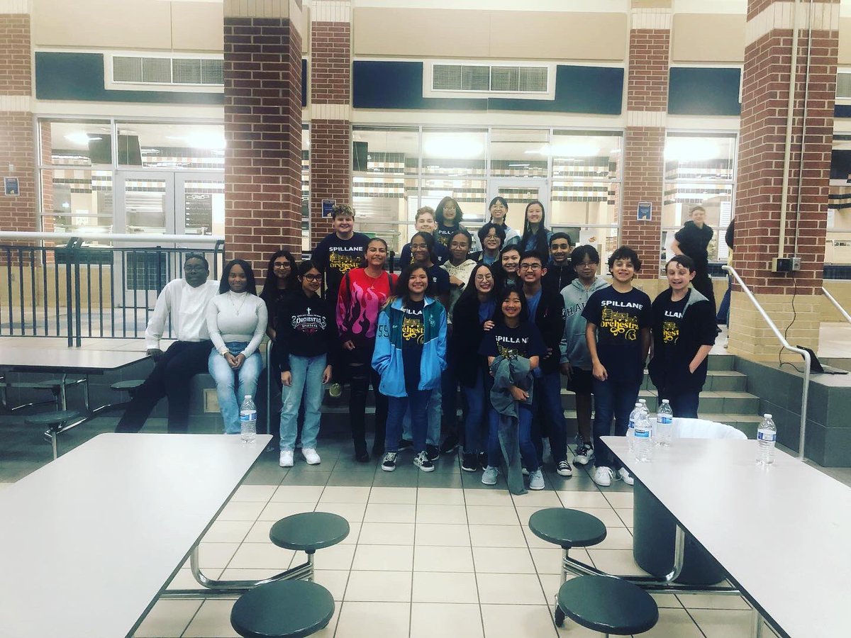 spillaneorch's tweet photo. Thank you @CRanchOrchestra for hosting an awesome Side-by-Side rehearsal, dinner and concert for our 8th graders. We had so much fun! @CFISD_FineArts @CFISD_Music @SpillaneMS #choosepositivity #mustangorchestra  #teamorchestra #orchestralife #fun #friends https://t.co/WY3vXeQAYh