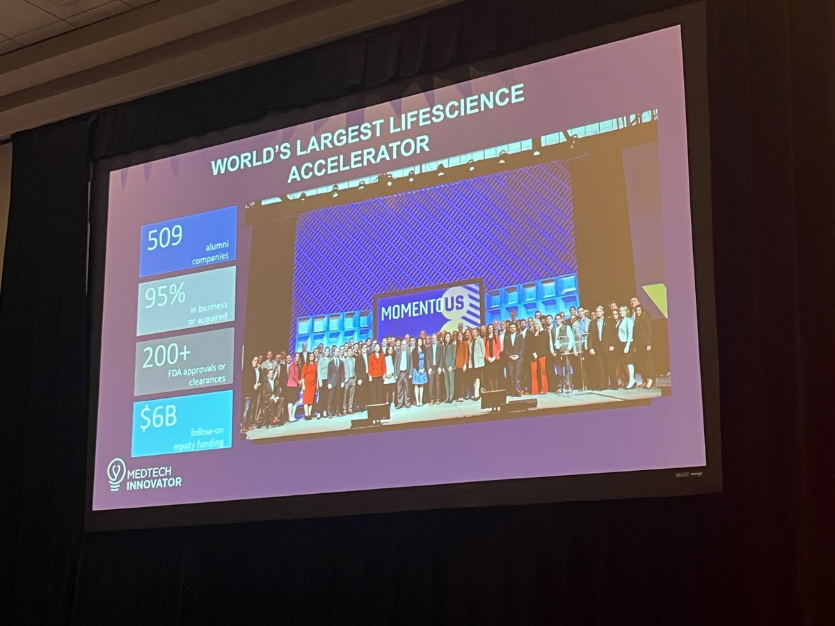 MedTechStrat's tweet photo. MedTech Innovator 2022 Value Competition — happening now at #InnovationSF22
Finalists:
Saif Ahmad, CSO/CMO, 52 North Health
Toufic Azar, CEO, MEACOR
Ofer Halbreich, CEO, CardiaCare 
Kunj G. Patel, MD MSc, CTO &amp; Co-Founder, SafeBeat Rx
David Wu, Clinical Advisor, Limax Biosciences https://t.co/TfRKOsnlrO