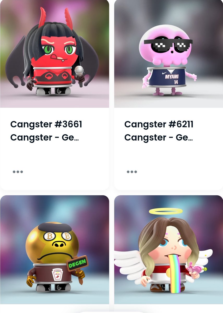 <a href="/CangstersNFT/">Cangster │ SOLD OUT</a> My little crew. LFG