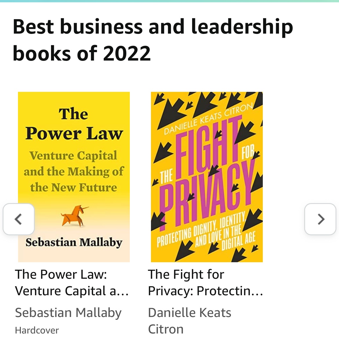 What’s this I see 👀 @daniellecitron’s The Fight for Privacy an @amazonbooks Best Book of 2022!