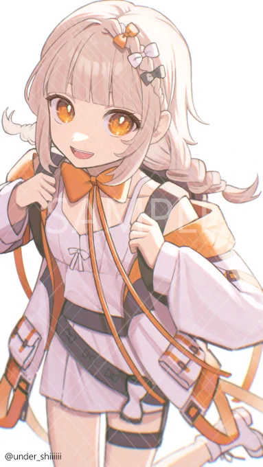 掲載許可いただきましたので…!御依頼交換という形で地下鉄さん(@ jf5437)宅のケセラセラちゃんを描かせていただきましたありがとうございました!! 