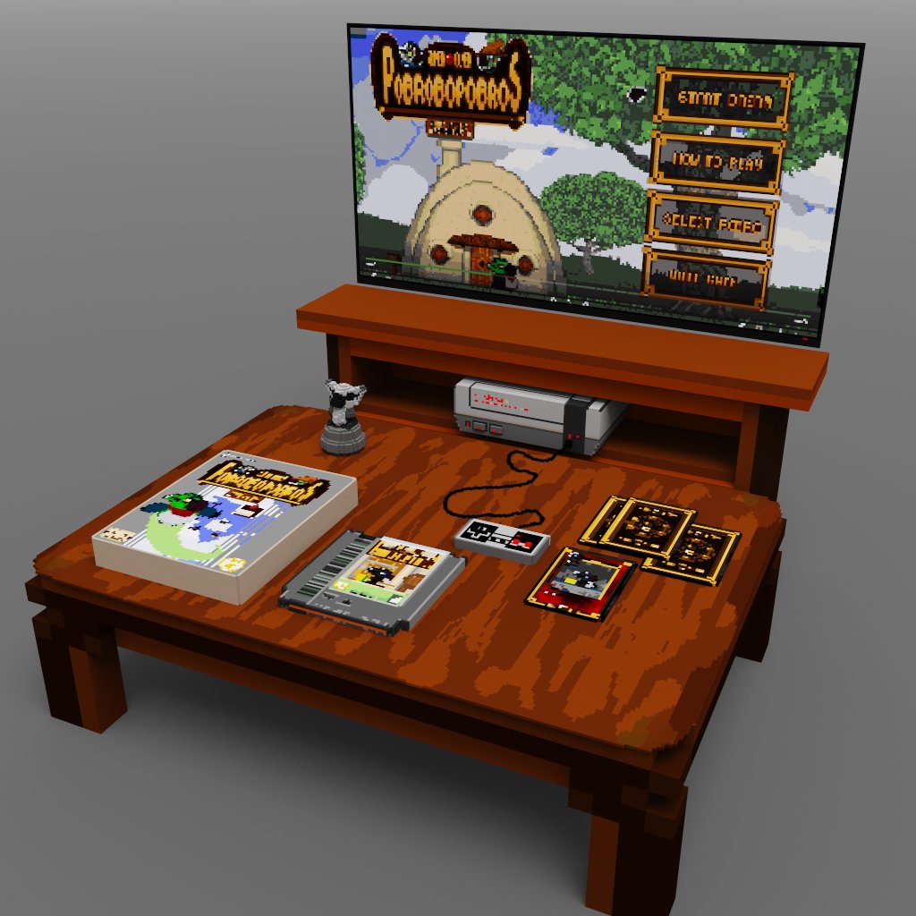 A cartridge to hold, a cartridge to see, and a cartridge to play! Have you minted yet? There's much more in store for the Pobrobopobros!
- Playable NFT game!
- Pixelart!
- Thousands of characters!
- Cake!
- Minting for 0.02 eth @ pobros.netlify.app