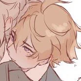 I love drawing him either like (⁠≧⁠▽⁠≦⁠) or :] 