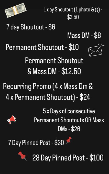 Running this banging sale through all of November!! Get your #onlyfans promo here or head to my OF page<a href="/tag/onlyfans"class="tags"><span>#onlyfans</span></a>