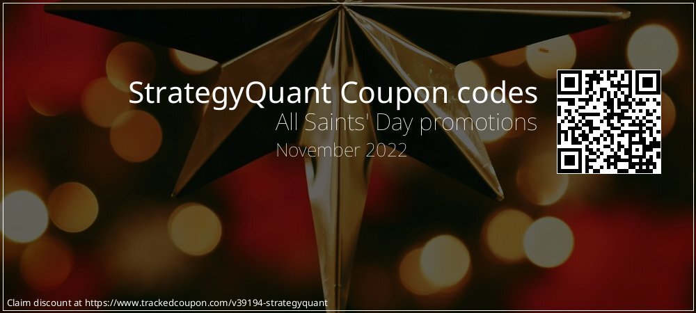iVoicesoft's tweet image. 🔔 StrategyQuant Coupon code on All Saints&apos; Day promotions, November 2022
Claim at ✂ ift.tt/fxLWH6T #StrategyQuant #StrategyQuantCoupon