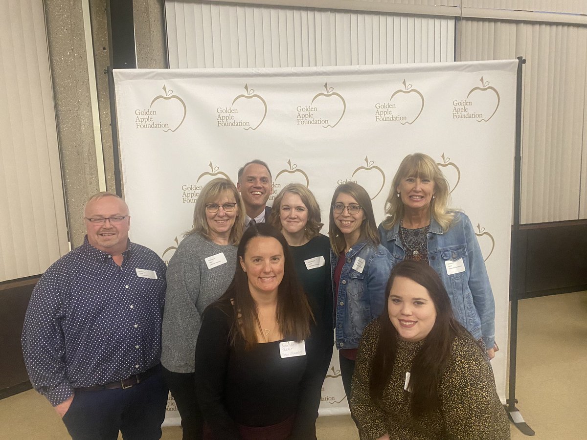 Wonderful evening celebrating our Golden Apple Nominees!