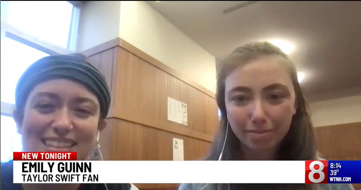Happy to be ~officially~ recognized for my <a href="/taylorswift13/">Taylor Swift</a> obsession on News 8 tonight along with <a href="/em_guinn/">Emily</a> to talk about ticket buying strategy and the frustration of our 4 hour wait on #TaylorSwiftTix today to buy our tickets 🎟 👯‍♀️📺