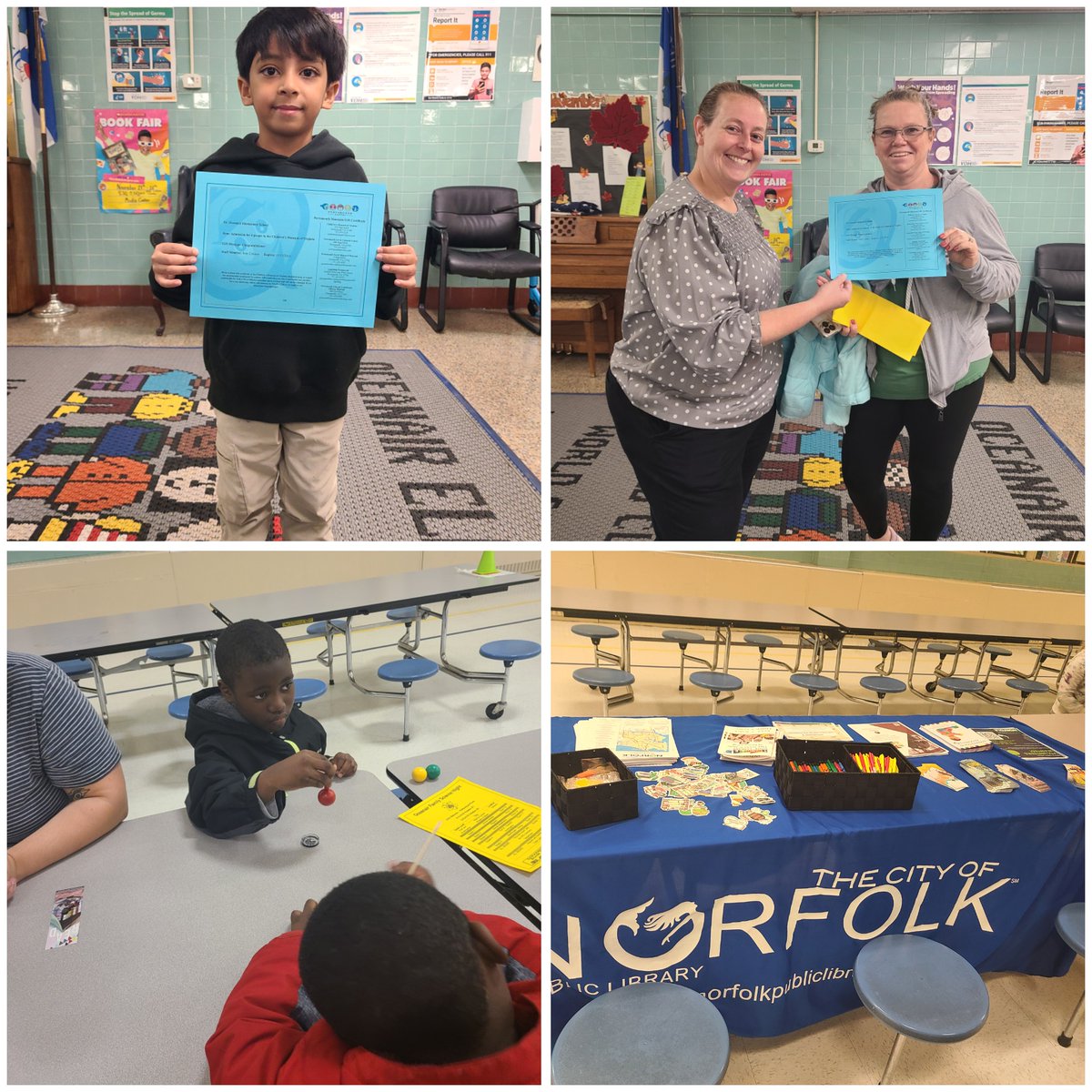 Oceanair's Science Night was a huge success! The ODU chemistry department and the Norfolk Public Library provided hands on scientific investigation along with pizza, prizes, and fun! <a href="/KatrinaRountree/">Katrina Rountree-Price</a> @NPSchools <a href="/DrDoreatha/">Dr. Doreatha White</a>
