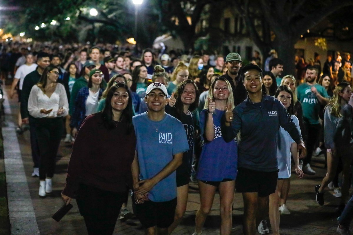 Elephant Walk, one of Texas A&M's oldest traditions, is tomorrow! 👍🐘 Learn more about the 100-year-old Aggie tradition: tx.ag/Elephant