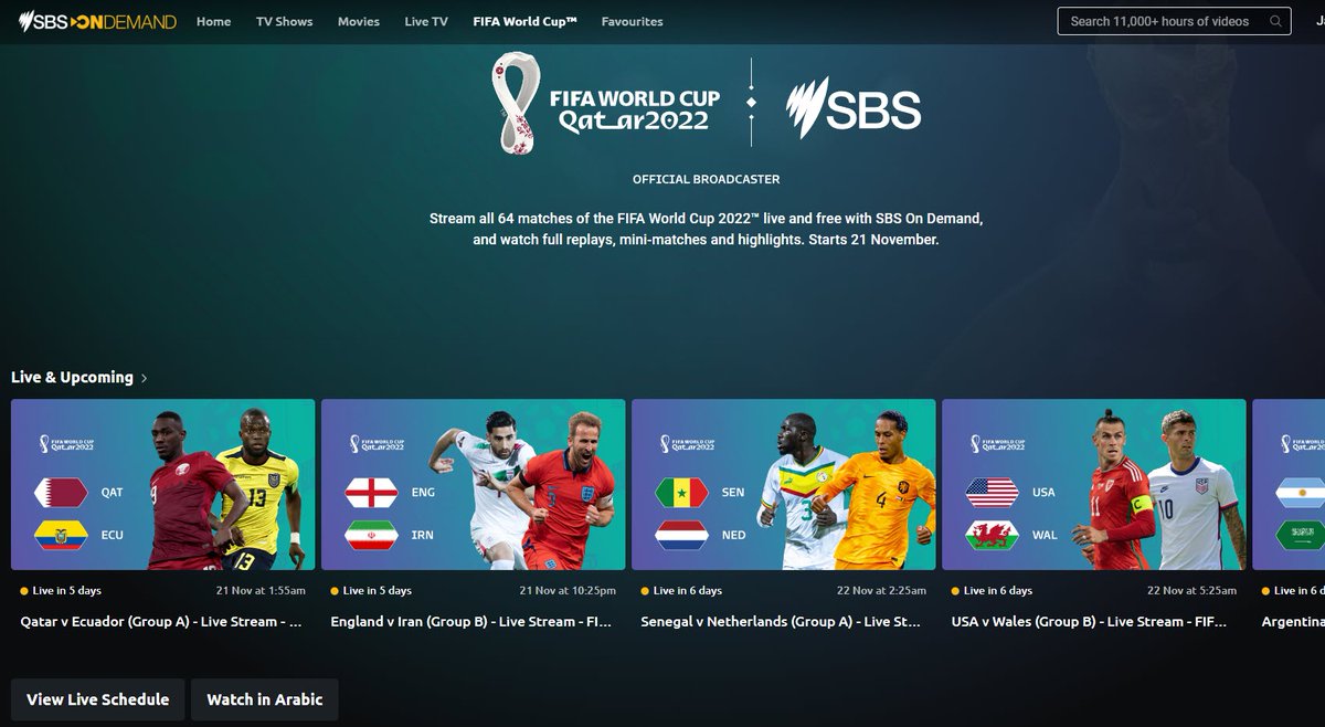 How to listen to the FIFA World Cup 2022ᵀᴹ LIVE and FREE on SBS