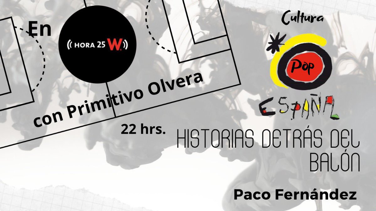 En 1982 en el mundial explotó la cultura pop en la justa mundialista, no te pierdas <a href="/hora25mx/">Hora 25 México</a> con <a href="/PrimoOlvera/">PRIMITIVO OLVERA</a> y la sección #HistoriasDetrasDelBalon 

En <a href="/WRADIOMexico/">W Radio México</a> a las 22 hrs.

Estación Oficial de la Copa del mundo Qatar 🇶🇦 2022