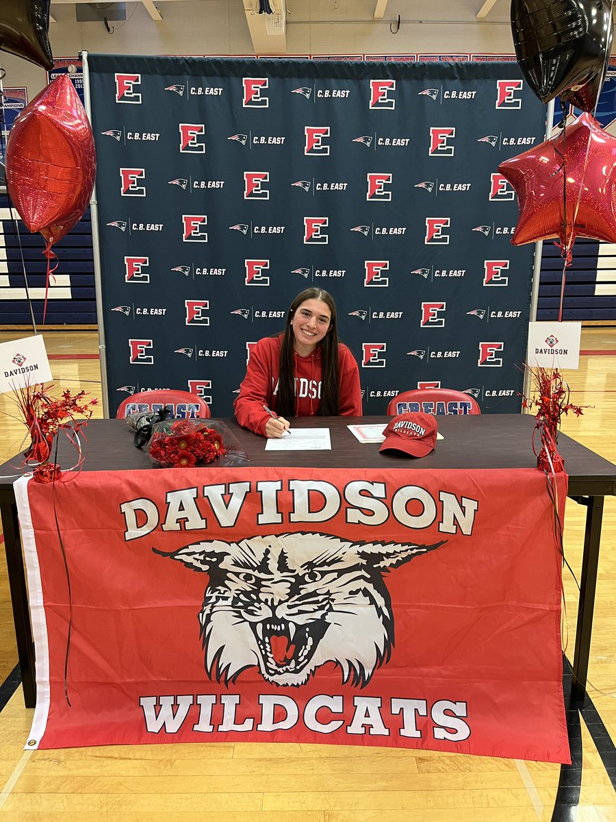 We are incredibly happy for <a href="/BrookeRoumy/">Brooke Roumy</a> who has committed to continue her academic and athletic career at <a href="/DavidsonWSoc/">Davidson Women's Soccer</a> ! We are excited to see you compete as a Wildcat in the <a href="/atlantic10/">Atlantic 10 Conference</a>! Go 🐾!