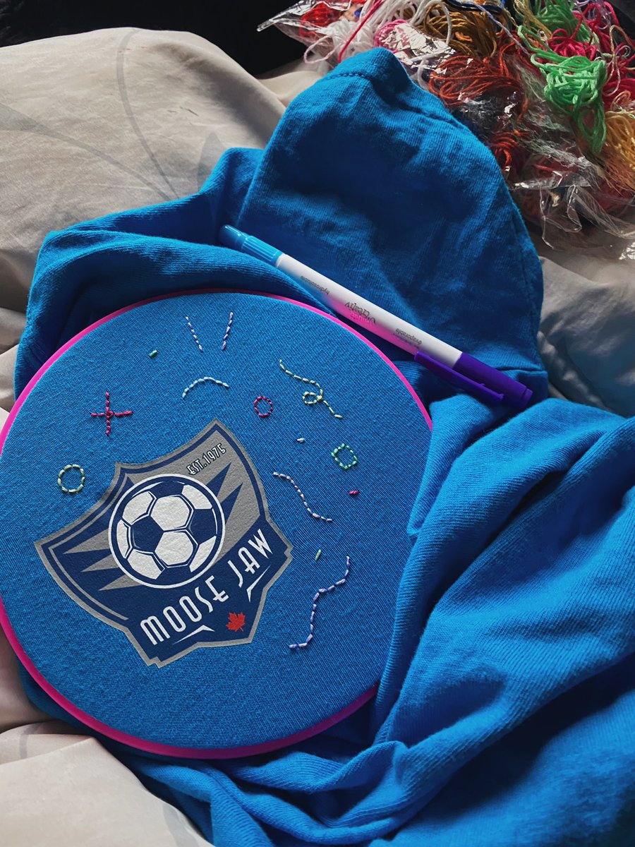 AvaViczko's tweet photo. Stay tuned for my next blog post where I’ll be talking about my struggles with embroidery and re-sparking my excitement for the rest of my learning project! #edtc300 #learningproject https://t.co/ePzIiRi1M0