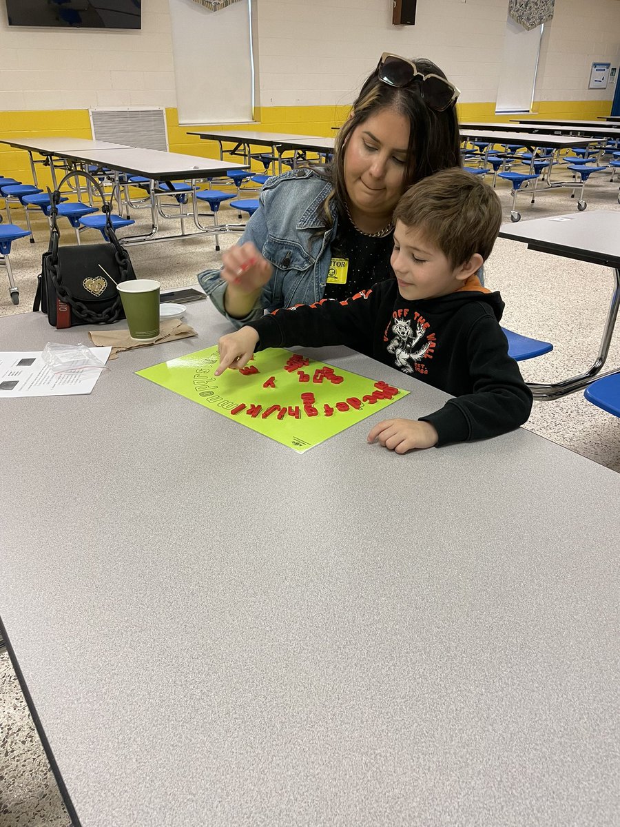 Reading1Goddess's tweet photo. Learn and Breakfast @EFES_Proud was a huge success! Kindergartners and First graders were using Alphabet Arcs to practice letter recognition, letter sounds, and making words! https://t.co/CAlv2JTJbK