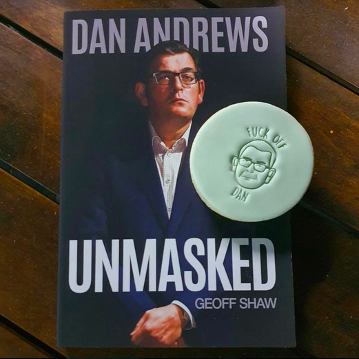 danunmasked's tweet photo. Trick question. Which one is a muppet and which one is a monster? Either way, grab a cookie at @cookies_by_Cookie_au and a copy of #DanAndrewsUnmasked at https://t.co/VIF8RrpHe6 Use the coupon code TWITTER for a 10% book discount. https://t.co/YYAHh9P576