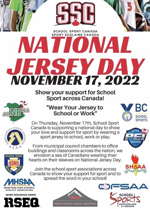 Jersey day at AHE Thursday November 17th!! @AllHallowsE