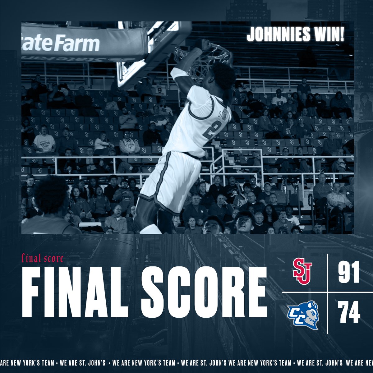 StJohnsBBall's tweet photo. ‼️ 3-0 ‼️ https://t.co/hZRdXpAzDC