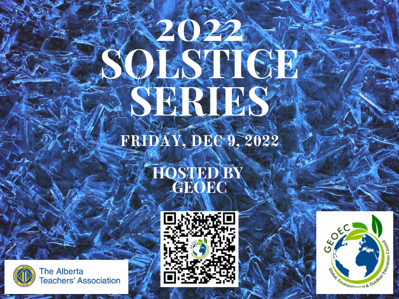 GEOEC's tweet photo. We want to invite you to the return of the Solstice Series. This amazing PD opportunity is returning in December and we want you in attendance. Register now!
https://t.co/TQiWkoLBH5
#GEOEC #EnviroEd #OutdoorEd #ABed #SolsticeSeries #TakeMeOutside #VitaminN
@albertateachers https://t.co/y7SknRDmsy