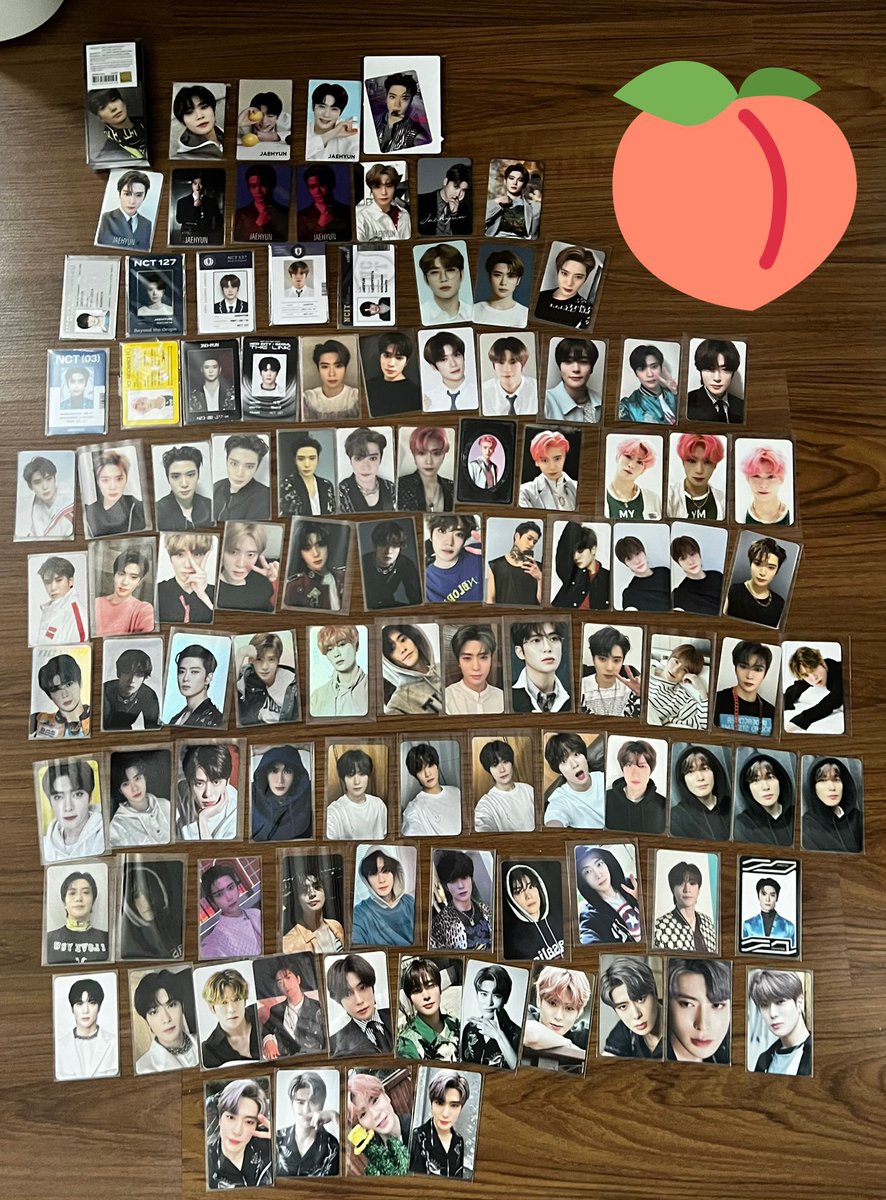 Interest check 🇲🇾

Letting go of almost all of my Jaehyun photocards + maybe some of Doyoung's too and other merch as I'll be moving to 🇰🇷 for studies.

I still have some that aren't in the pic will update accordingly!

#pasarNCTmy #pasarNCT