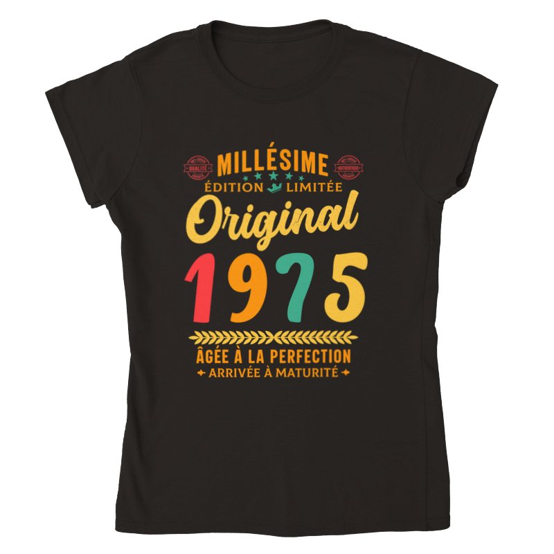 PrintervalFran1's tweet photo. 47 Ans Millésime 1975 Original Cadeau Anniversaire Vintage T-Shirt Unisex

Profitez de notre large choix de T-shirts à petits prix.

Achetez maintenant:
https://t.co/sVVqvMEejj

#shirt #printerval #anniversaire #cadeau https://t.co/fl0QzBlkA8
