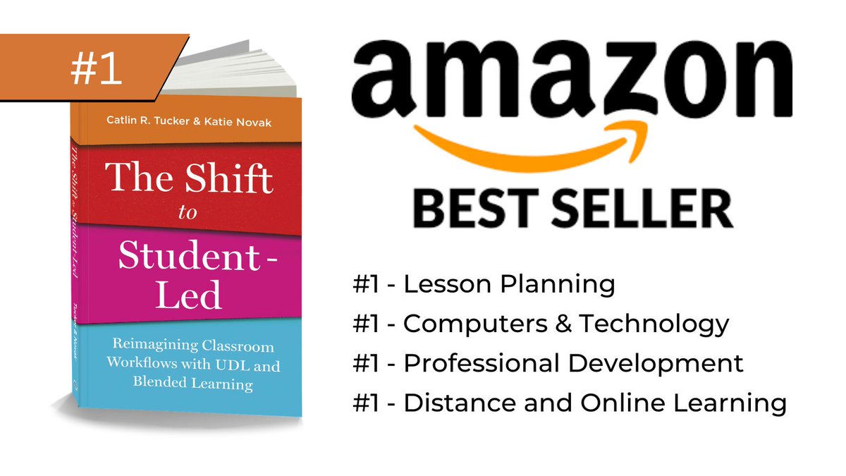 The word is out! Thanks to everyone who has helped make "The Shift to Student-Led" a best seller on its first day! 

You may not have a student-driven classroom yet, but know that it is possible! 
Make the shift amzn.to/3UVQnCo #StudentLed