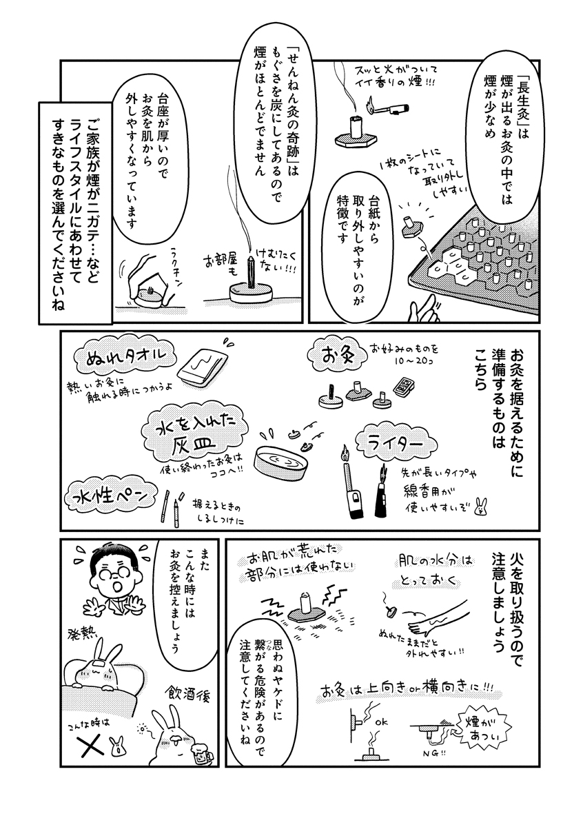 体がゆるむお灸の据え方(1/3) 