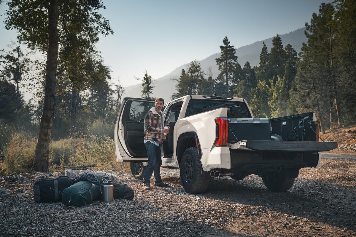 Whatever you've got, it probably fits in a Tundra. #Tundra