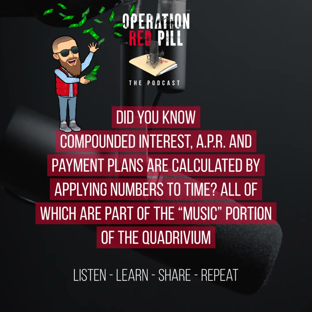 ORPPodcast's tweet photo. We’re gonna talk about this and more on this week’s intel briefing.

We got your number this week! Check out the Quadrivium! 

#sciencematters #arithmetic #Geometry #music #astronomy #quadrivium #redpill #podcast

Check us out here:
https://t.co/LbTKFLL5GP https://t.co/zIMTVMPFNG https://t.co/PORnBQddgq